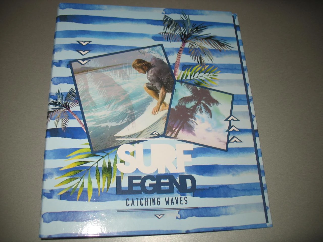 LOTE DE 3 ITENS ESCOLARES: PASTA + BOLSA + DIVISÓRIAS - SURF LEGEND – photo 3